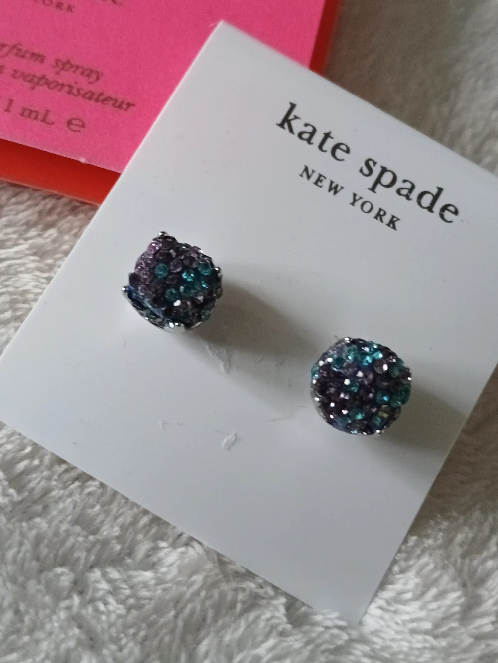 kate spade Crystal Confetti Cluster Stud Earrings + 